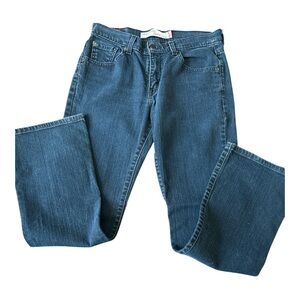 Levi's Women Nouveau Bootcut Dark Wash Black Denim Jeans Size 8M